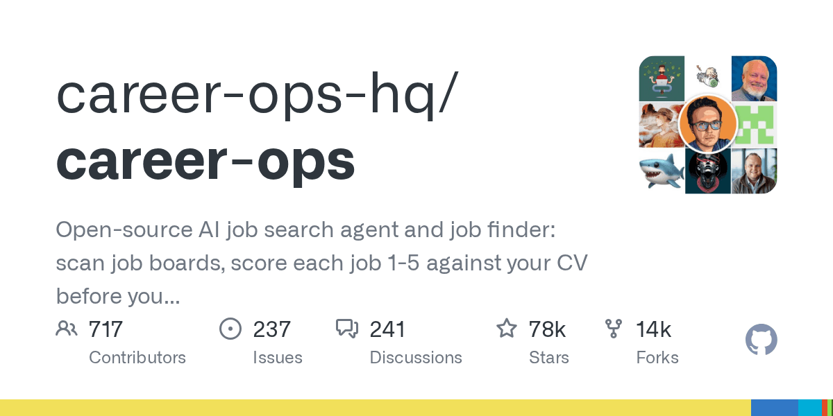The career-ops dashboard: scored job listings and a full evaluation report